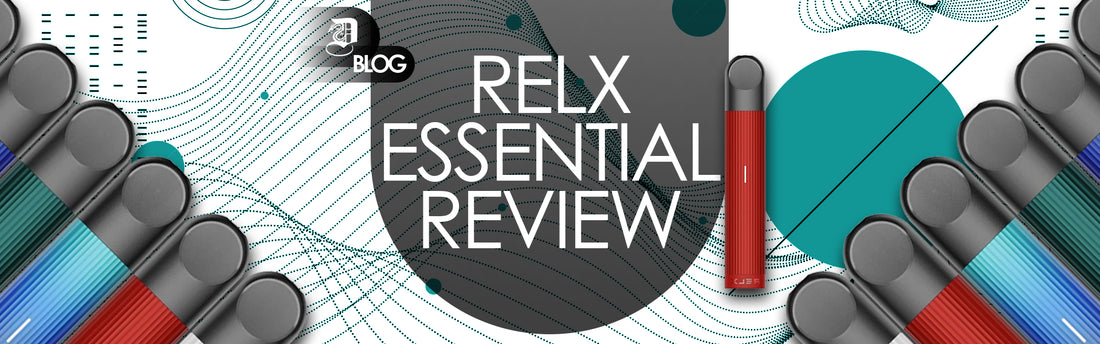 Relx vape devices on abstract background on dragonvape.ca