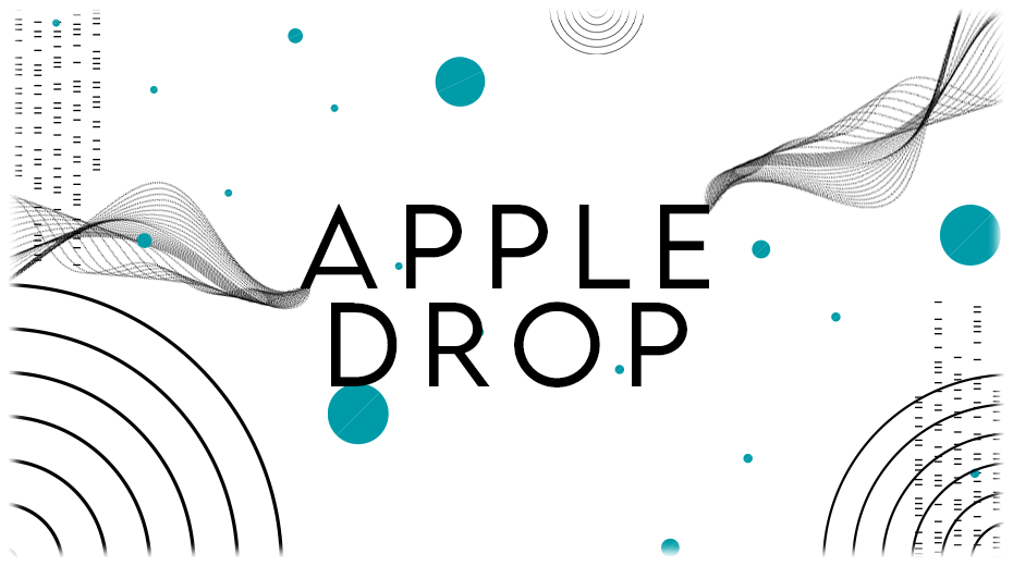 apple drop vape juice brand logo