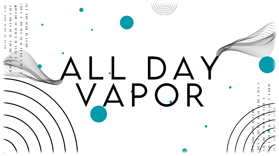 all day vapor vape juice brand logo