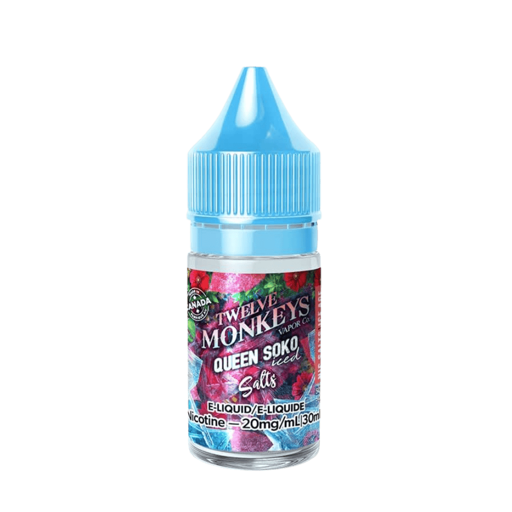 12 Monkeys Salt - Queen Soko Ice available on Canada online vape shop