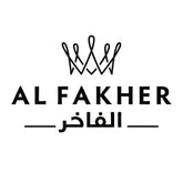 Al Fakher vape e-juice logo with Arabic text on a white background