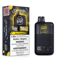 Flavour Beast x CAPSL AFX30 - Bussin Banana Iced Disposable Vape