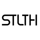 Black 'STLTH Vapes ' logo on a green background