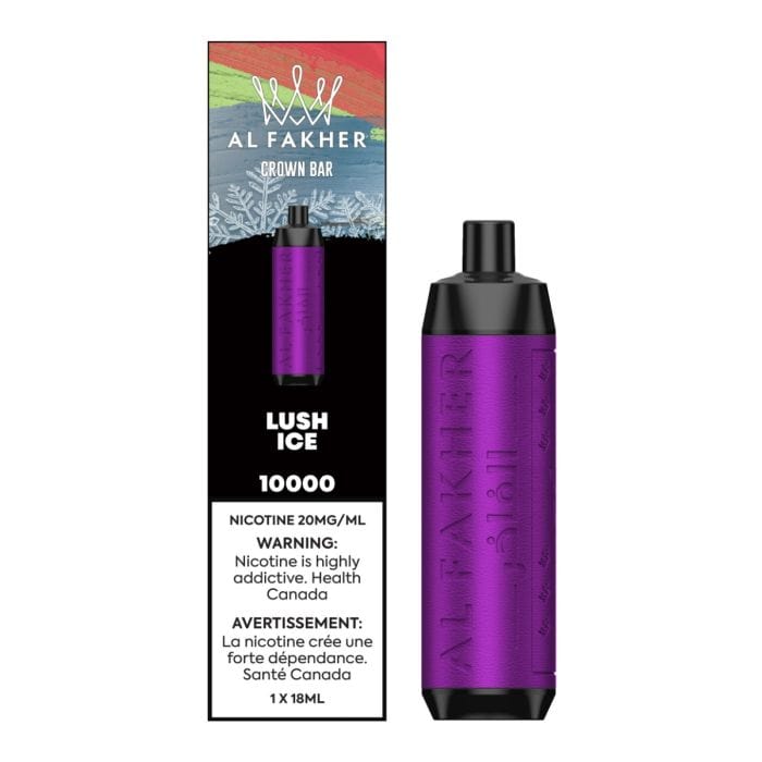 Al Fakher Crown Bar 10K - Lush Ice available on Canada online vape shop