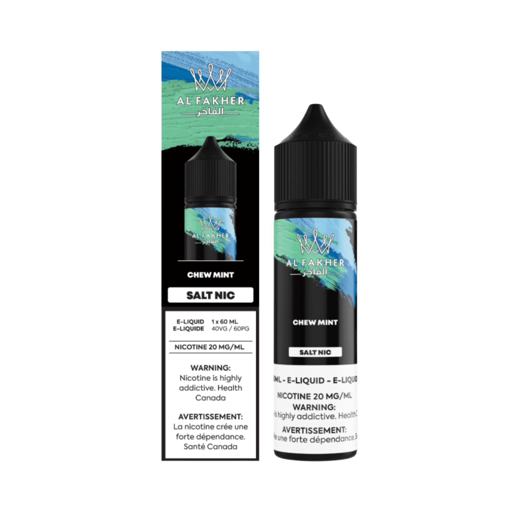 AL Fakher Freebase - Chew Mint Vape Juice available on Canada online vape shop