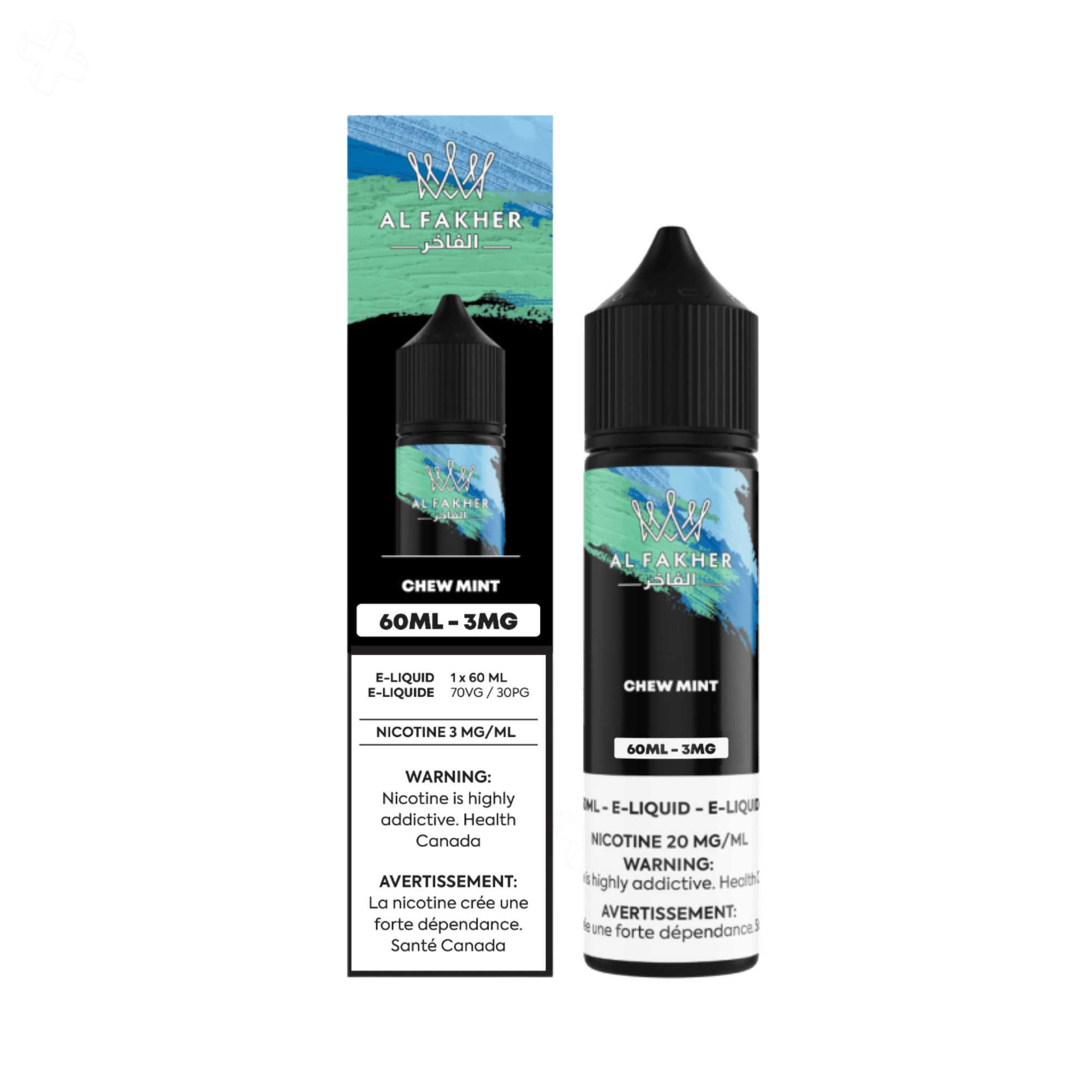 AL Fakher Freebase - Chew Mint Vape Juice available on Canada online vape shop