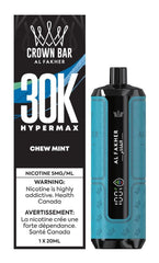 Al Fakher Hyper Max 30K - Chew Mint Disposable Vape available on Canada online vape shop