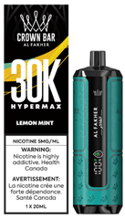 Al Fakher Hyper Max 30K - Lemon Mint Disposable Vape available on Canada online vape shop