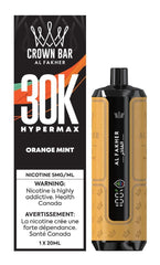 Al Fakher Hyper Max 30K - Orange Mint Disposable Vape available on Canada online vape shop
