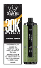 Al Fakher Hyper Max 30K - Summer Dream Disposable Vape available on Canada online vape shop