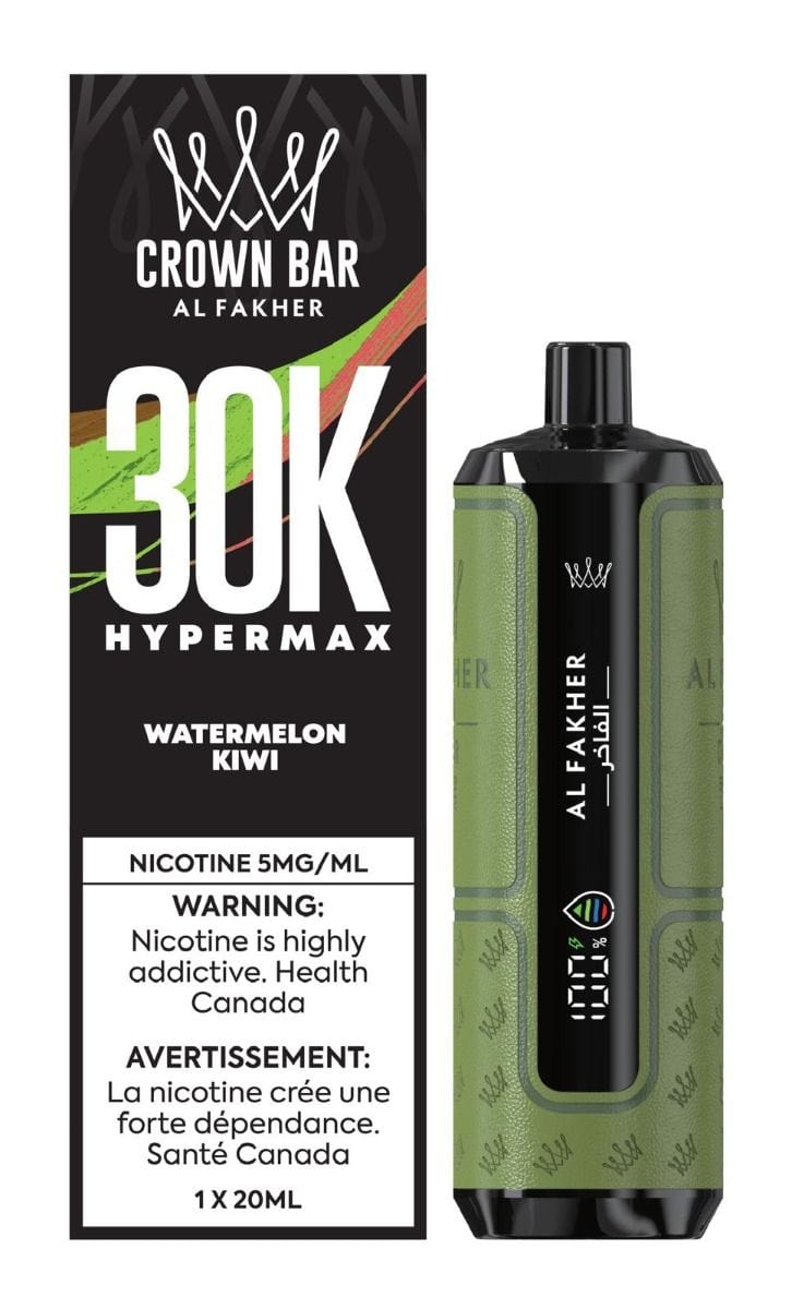 Al Fakher Hyper Max 30K - Watermelon Kiwi Disposable Vape available on Canada online vape shop