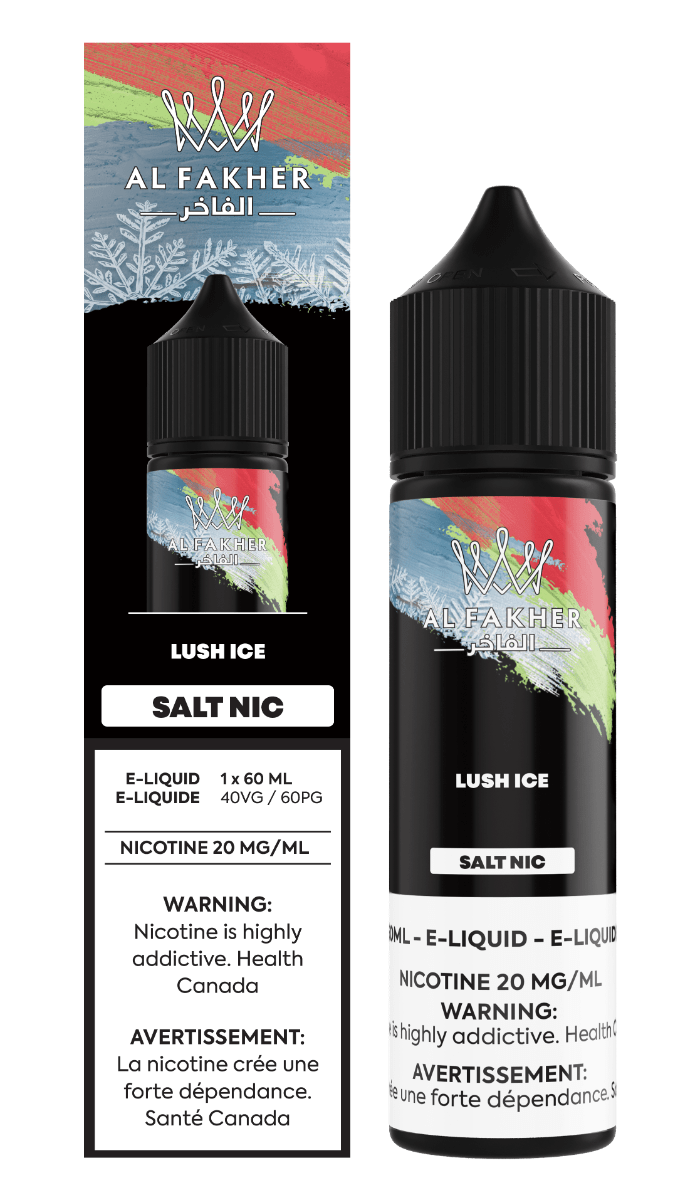 AL Fakher Salt - Lush Ice Nic Salt E-Liquid available on Canada online vape shop