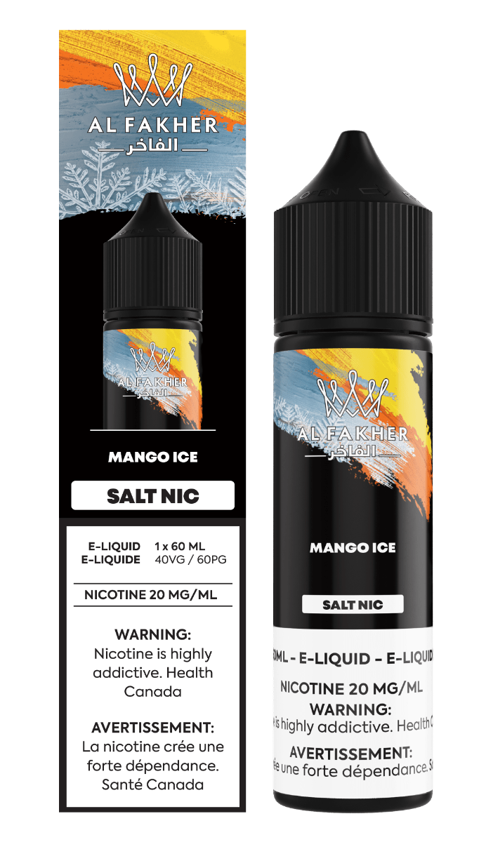 AL Fakher Salt - Mango Ice Nic Salt E-Liquid available on Canada online vape shop