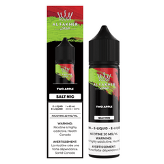 AL Fakher Salt - Two Apple Nic Salt E-Liquid available on Canada online vape shop