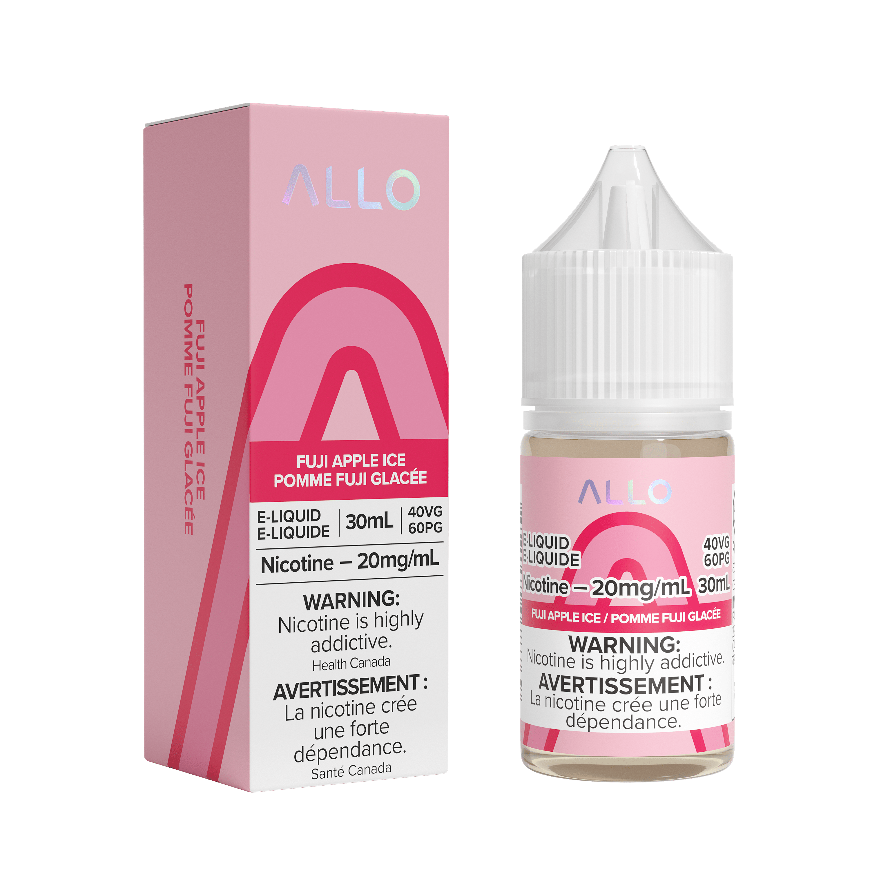 Allo Salt - Fuji Apple Ice Nic Salt E-Liquid available on Canada online vape shop