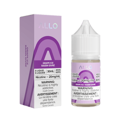 Allo Salt - Grape Ice Nic Salt E-Liquid available on Canada online vape shop