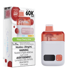 CAPSL 60K By Flavour Beast - Frizzy Cherry Lime Disposable Vape available on Canada online vape shop
