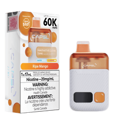CAPSL 60K By Flavour Beast - Ripe Mango Disposable Vape available on Canada online vape shop