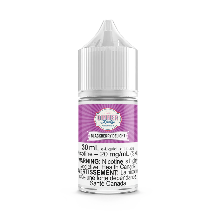 Dinner Lady - Blackberry Delight Nic Salt E-Liquid available on Canada online vape shop