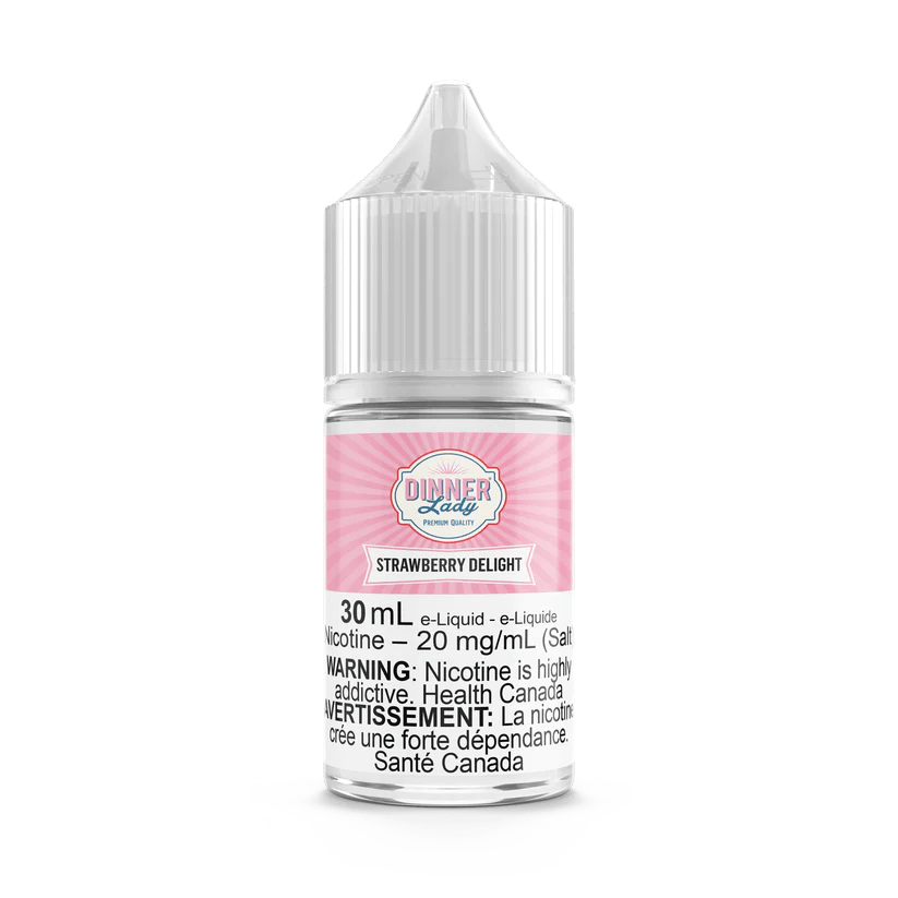 Dinner Lady - Strawberry Delight Nic Salt E-Liquid available on Canada online vape shop
