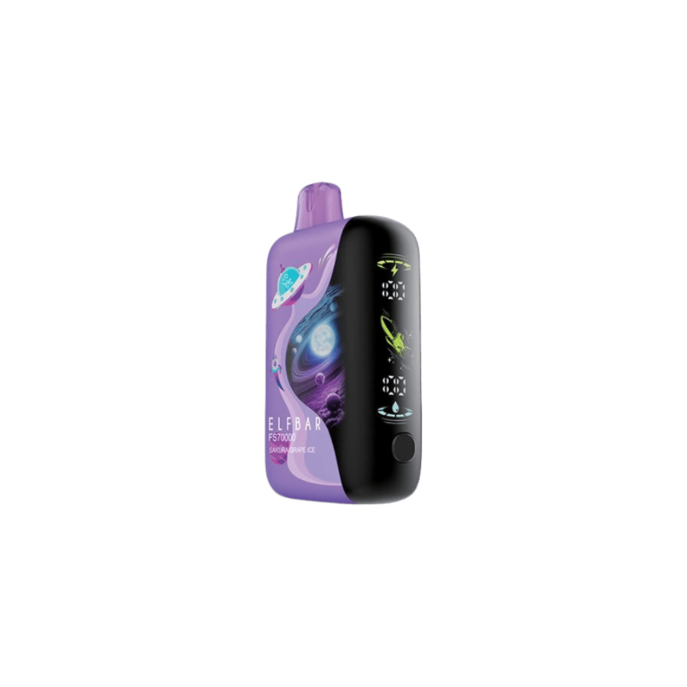 Elf Bar FS70K Sakura Grape Ice Disposable | 70,000 Puffs DRAGON VAPE Elf Bar FS70K Sakura Grape Ice Disposable | 70,000 Puffs DRAGON VAPE