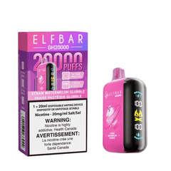 Elf Bar GH20K - Straw Watermelon Glubbule Disposable Vape available on Canada online vape shop