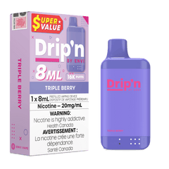 Envi Drip'n 8ML - Triple Berry Disposable Vape available on Canada online vape shop