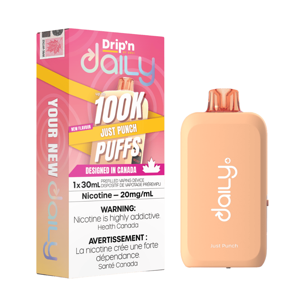 Envi Drip'n Daily 100K - Just Punch Disposable Vape available on Canada online vape shop
