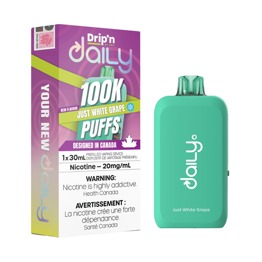 Envi Drip'n 100K White Grape Vape Canada 100K Puffs DRAGON VAPE Envi Drip'n 100K White Grape Vape Canada 100K Puffs DRAGON VAPE