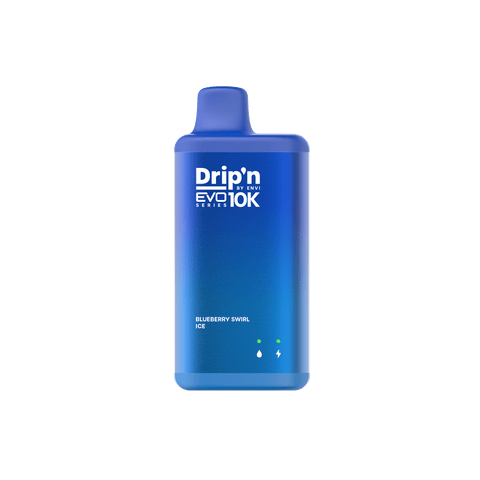 ENVI Drip'n EVO Series 10k - Blueberry Swirl Ice Disposable Vape available on Canada online vape shop