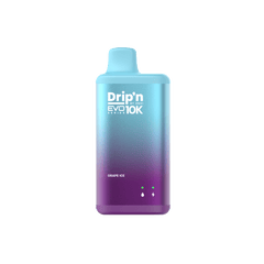 ENVI Drip'n EVO Series 10k - Grape Ice Disposable Vape available on Canada online vape shop