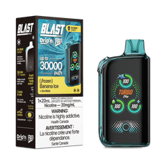 ENVI Drip'n Fasta Blast 30k - Banana Ice Disposable Vape available on Canada online vape shop