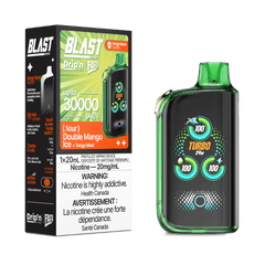 ENVI Drip'n Fasta Blast Sour Series 30K - Double Mango Ice Disposable Vape available on Canada online vape shop