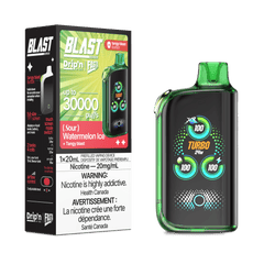 ENVI Drip'n Fasta Blast Sour Series 30K - Watermelon Ice Disposable Vape available on Canada online vape shop