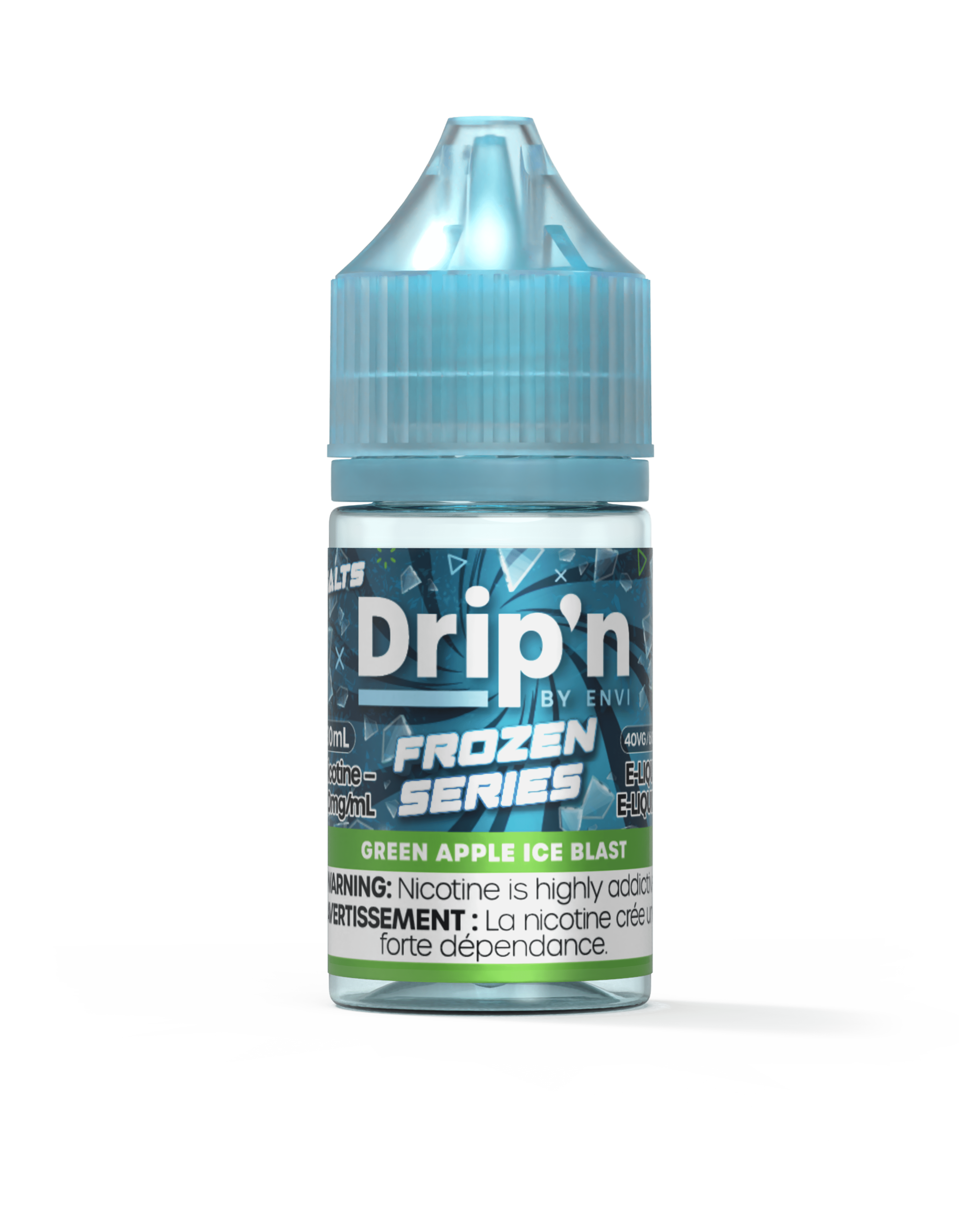 Envi Drip'n Frozen Salt - Green Apple Ice Blast available on Canada online vape shop