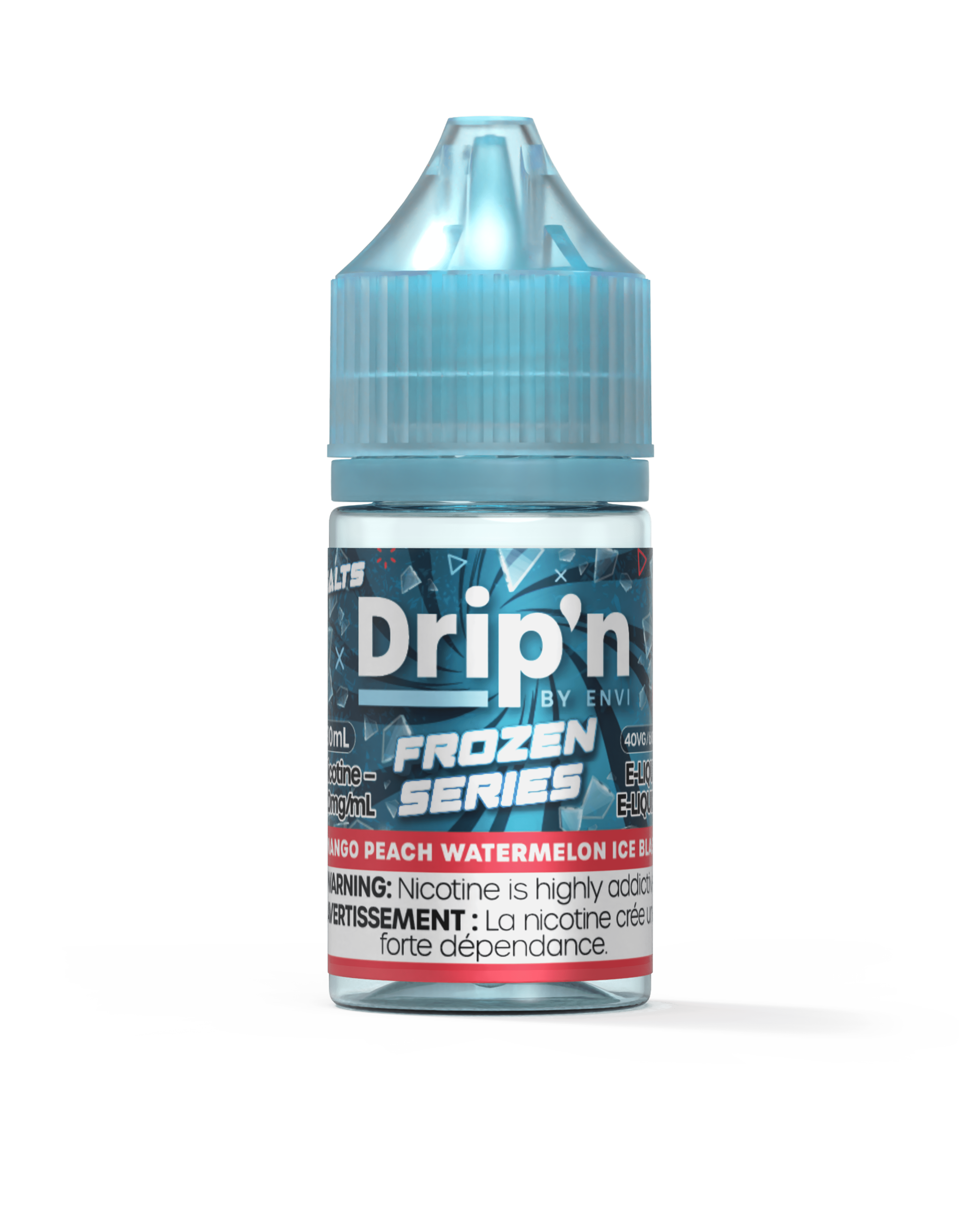 Envi Drip'n Frozen Salt - Mango Peach Watermelon Ice Blast available on Canada online vape shop