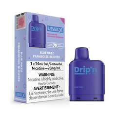 Envi Drip'n Level X Pod - Blue Razz available on Canada online vape shop