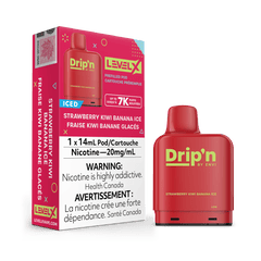 Envi Drip'n Level X Pod - Strawberry Kiwi Banana Ice available on Canada online vape shop