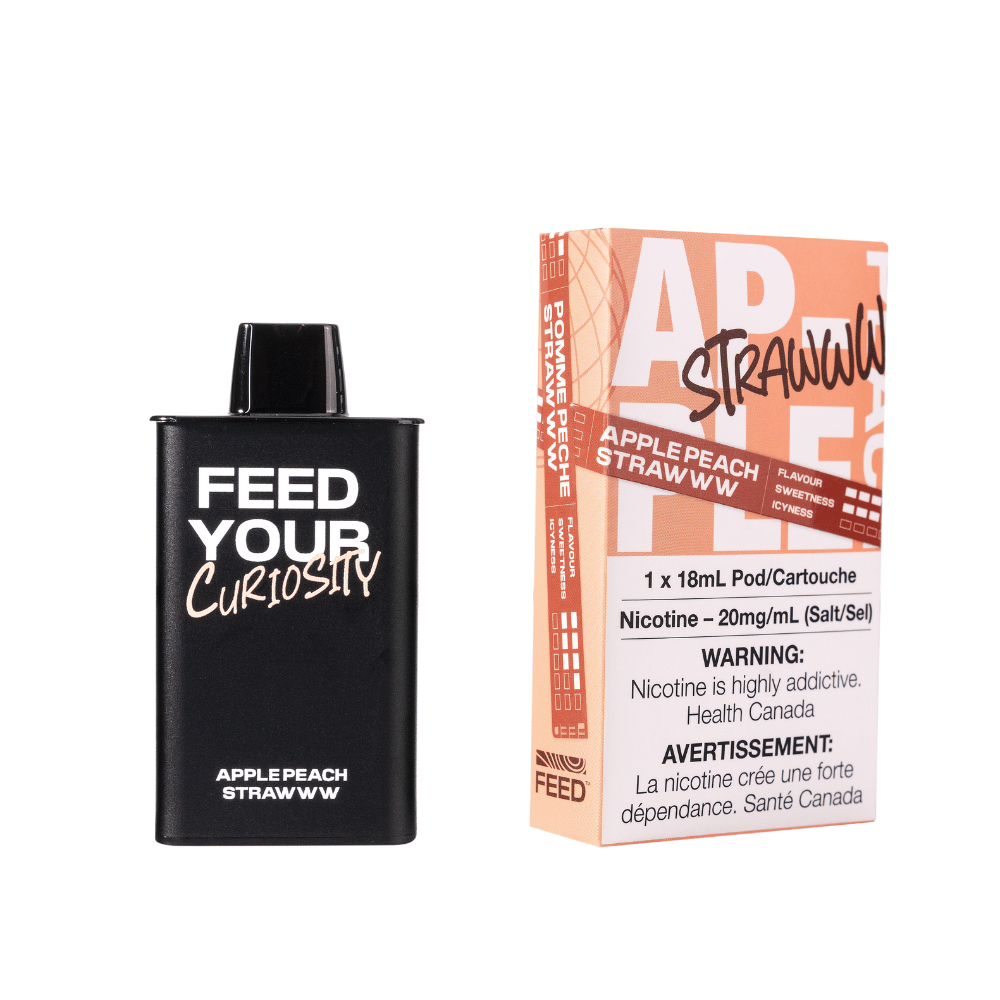 FEED 9K Pod - Apple Peach Strawww available on Canada online vape shop