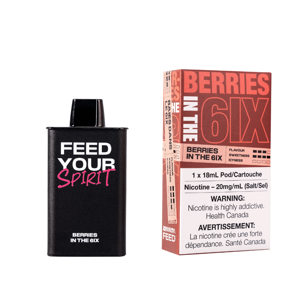 FEED 9K Pod - Berries in the 6ix available on Canada online vape shop