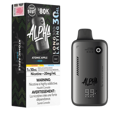 Flavour Beast Alpha 80K - Atomic Apple Iced Disposable Vape available on Canada online vape shop