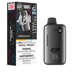 Flavour Beast Alpha 80K - Bomb Blue Razz Disposable Vape available on Canada online vape shop