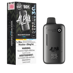 Flavour Beast Alpha 80K - Wild White Grape Iced Disposable Vape available on Canada online vape shop