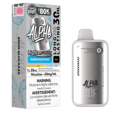 Flavour Beast Alpha Light 80K - Bomb Blue Razz Disposable Vape available on Canada online vape shop