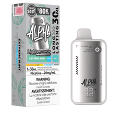 Flavour Beast Alpha Light 80K - Extreme Mint Iced Disposable Vape available on Canada online vape shop