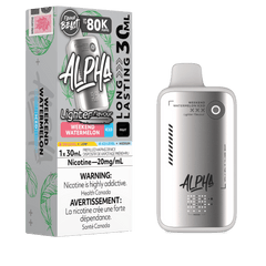 Flavour Beast Alpha Light 80K - Weekend Watermelon Iced Disposable Vape available on Canada online vape shop