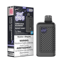 Flavour Beast Beast Mode 8K - Super Sour Blueberry Iced Disposable Vape available on Canada online vape shop