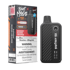 Flavour Beast Beast Mode Max 18K - Bangin Blood Orange Disposable Vape available on Canada online vape shop