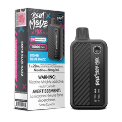 Flavour Beast Beast Mode Max 18K - Bomb Blue Razz Iced Disposable Vape available on Canada online vape shop