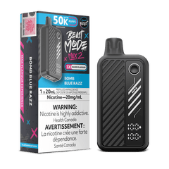 Flavour Beast Beast Mode Max 2 - Bomb Blue Razz Disposable Vape available on Canada online vape shop